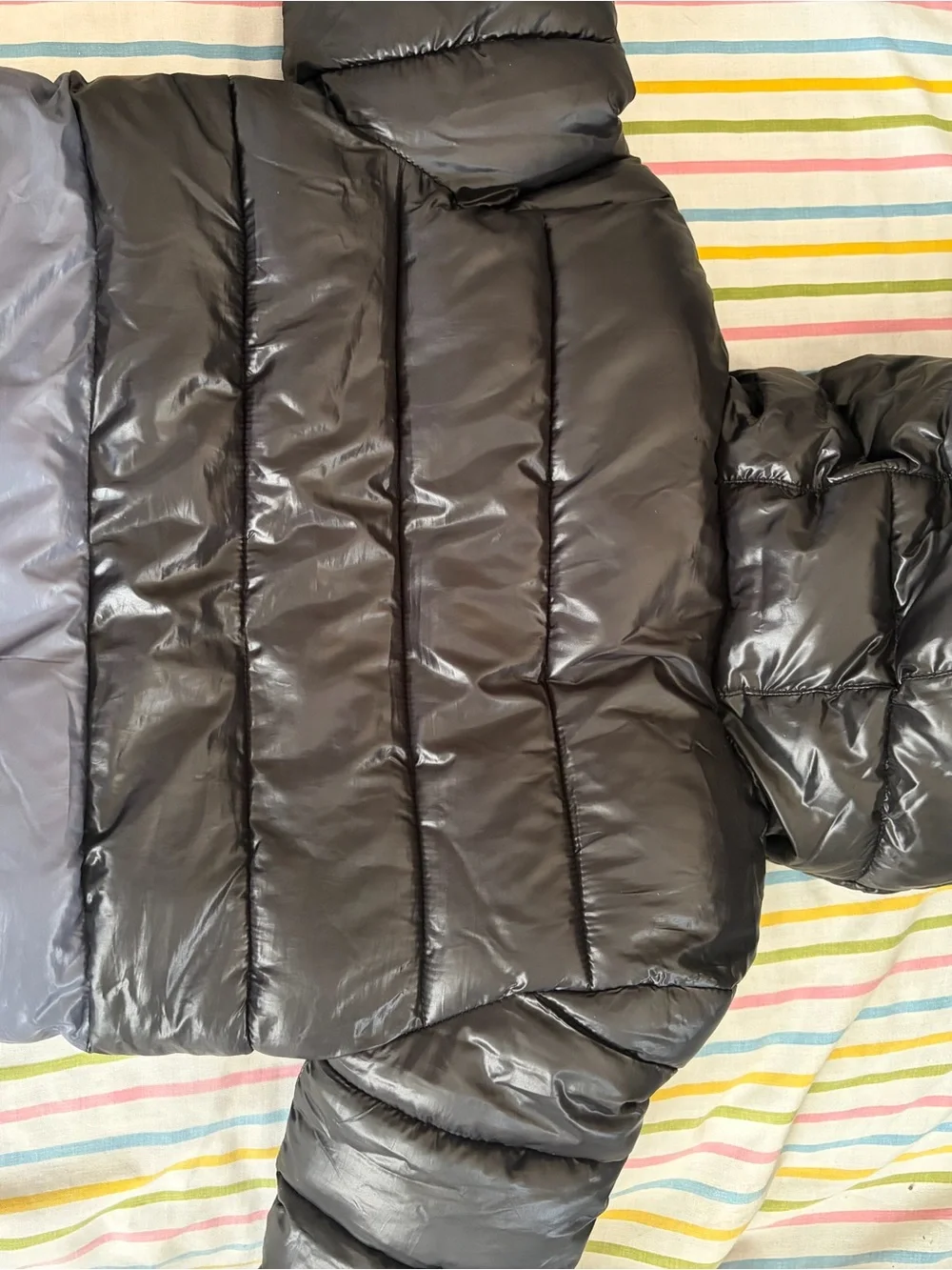Nike shiny black